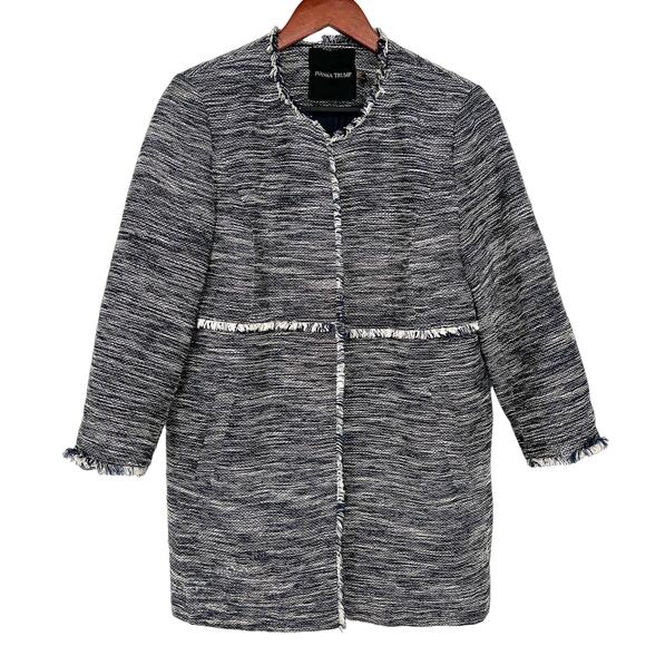 Ivanka Trump Womens Size 12 Woven Jacket Coat Blouse Shirt Top Winter Formal - Picture 1 of 9